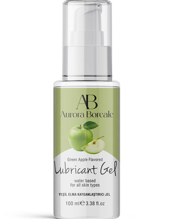 Aurora Boreale Yeşil Elma Aromalı Kayganlaştırıcı Jel 100ml