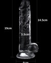 Flawless 7.5'' Clear Jel Dildo 19 cm
