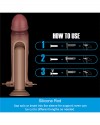 LoveToy Ingen 9'' Enhanced Set L/XL/2XL İçi Boş Kemerli Penis