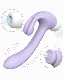 Hammer G Noktası ve Klitoris Titreşim Emiş Vibratörü