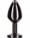 NOXXX Siyah Alüminyum Anal Plug Orta
