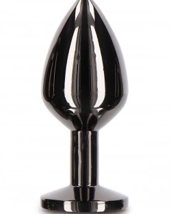 NOXXX Siyah Alüminyum Anal Plug Orta