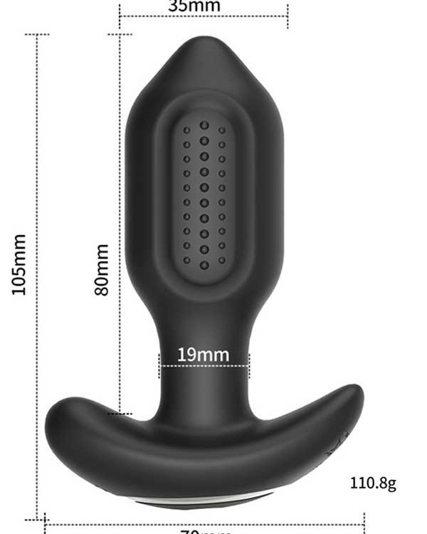 NOXXX A-Heros BUDD APP Kontrol ve Uzaktan Kumandalı 360° Anal Plug