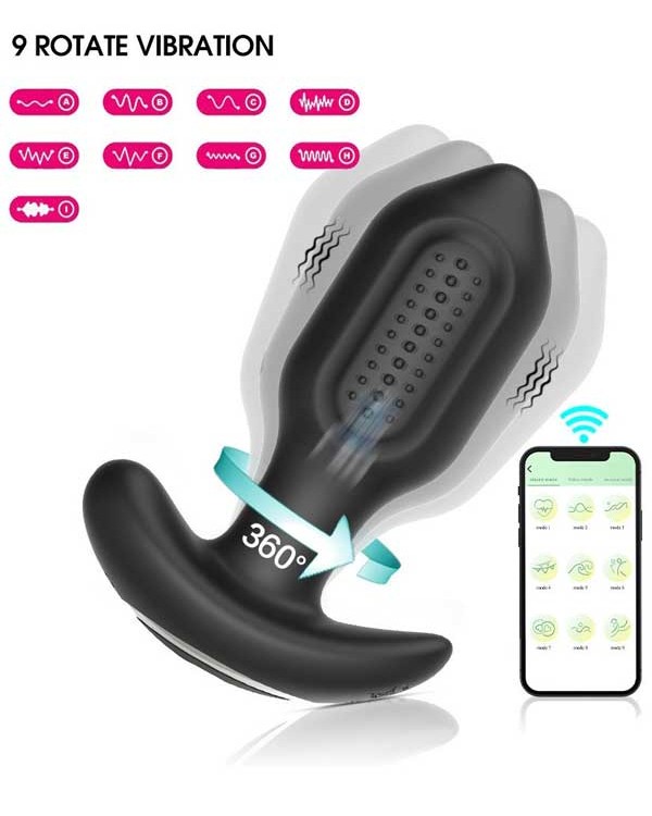 NOXXX A-Heros BUDD APP Kontrol ve Uzaktan Kumandalı 360° Anal Plug