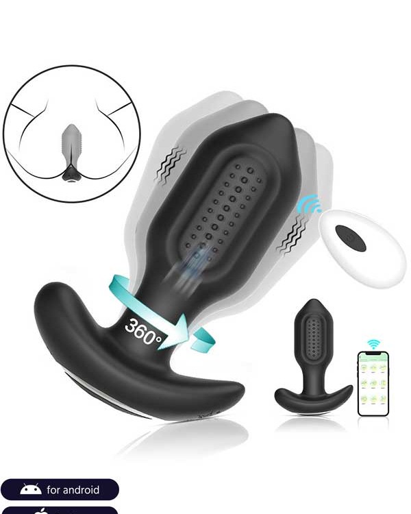 NOXXX A-Heros BUDD APP Kontrol ve Uzaktan Kumandalı 360° Anal Plug