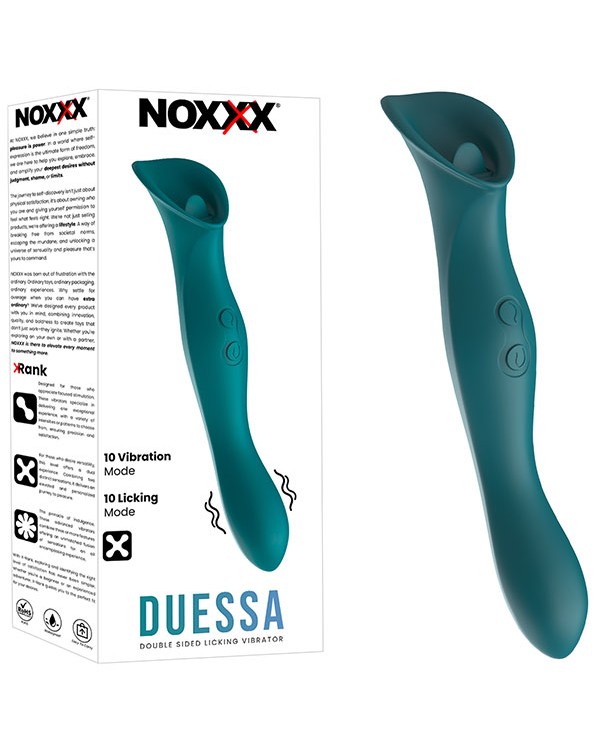 NOXXX Duessa Şarjlı Çift Taraflı Dil Titreşim Modlu Vibratör