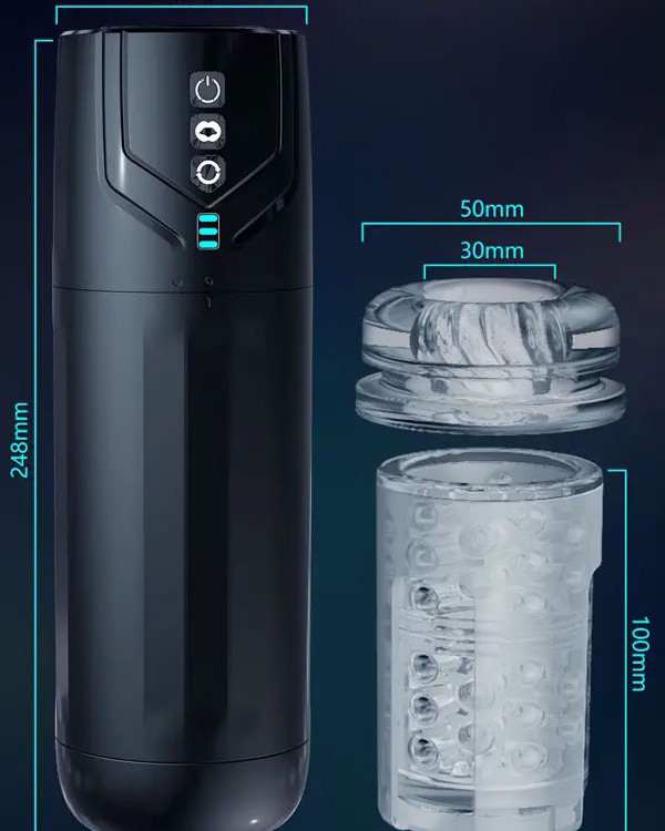 NOXXX CycloPulse Dönme ve Emiş Modlu Mastürbatör