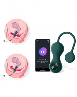 Magic Motion Crystal Duo Telefon Kontrollü Kegel Egzersiz Topları