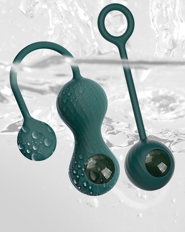 Magic Motion Crystal Duo Telefon Kontrollü Kegel Egzersiz Topları