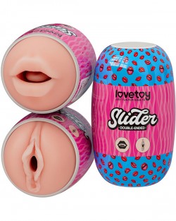 LoveToy Slider Double-Ended Ağız ve Vajina Mastürbator