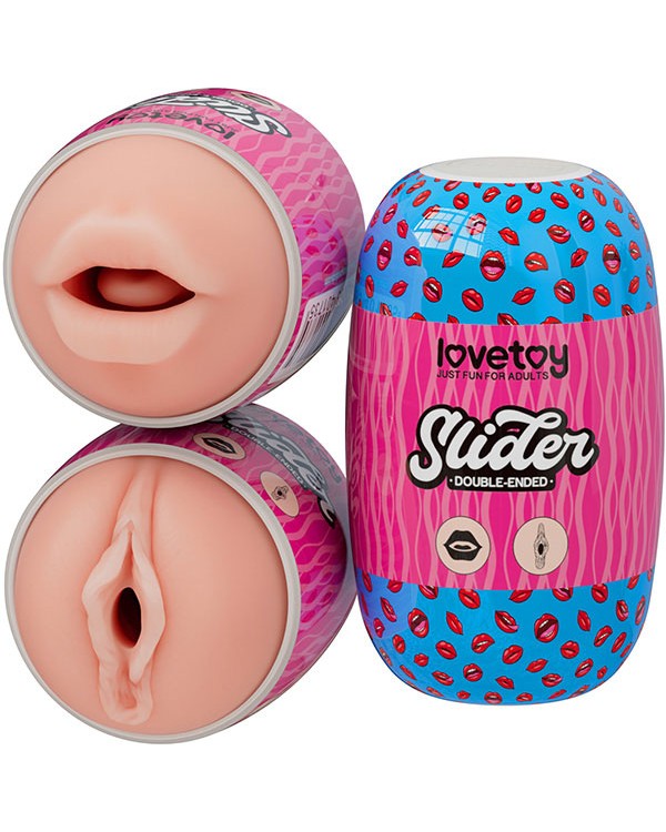 LoveToy Slider Double-Ended Ağız ve Vajina Mastürbator