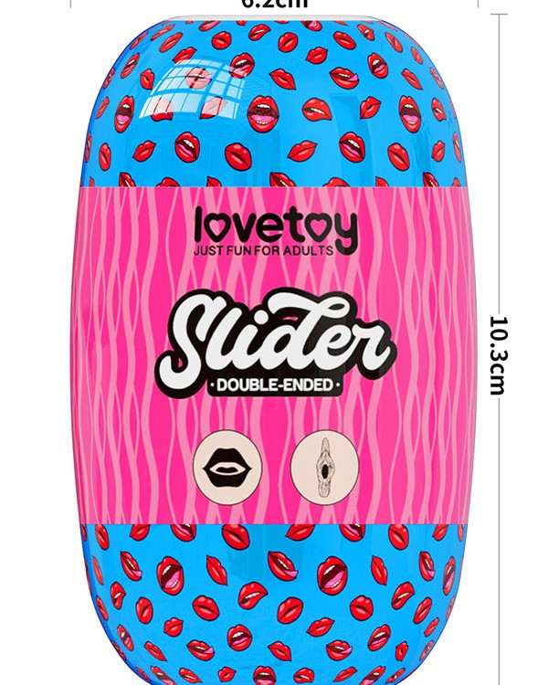 LoveToy Slider Double-Ended Ağız ve Vajina Mastürbator