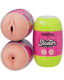 LoveToy Slider Double-Ended Anal ve Vajina Mastürbator