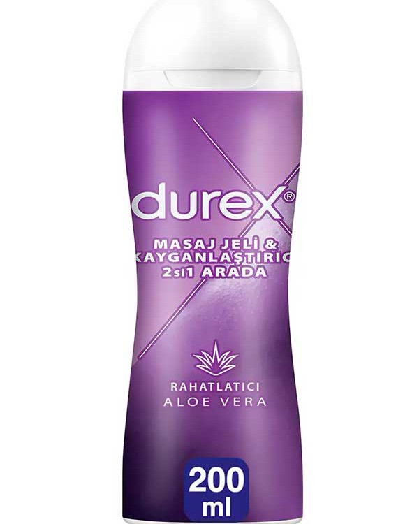 Durex Aloe Vera 2'si 1 Arada Masaj Jeli ve Kayganlaştırıcı