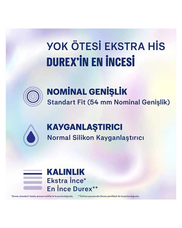 Durex Yok Ötesi Ekstra His 10'lu Paket